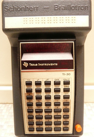Afbeelding van de Braillotron van Texas Instruments Schönherr