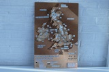 Afbeelding van een landkaart van Groot-Brittannië